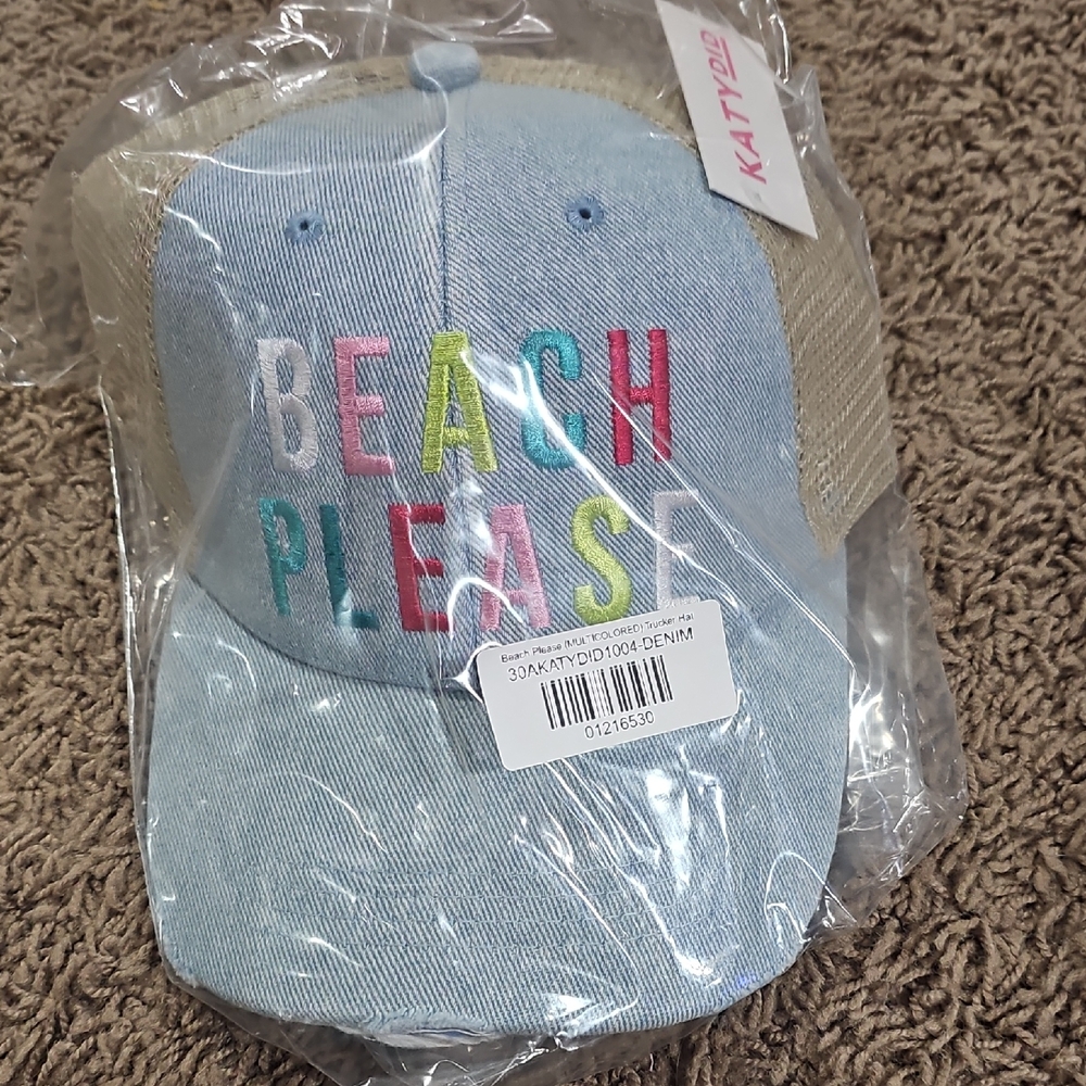 Katydid Light Blue 'Beach Please' Hat